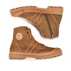 Pataugas AUTHENTIQUE ZIP/SSH F4H CAMEL -Chaussures Soldes 628177 BOOTS FEMME OG ZIPS SSH F4H CAMEL 6web