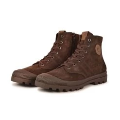 Pataugas AUTHENTIQUE M/ZIPS H4H CHOCOLAT -Chaussures Soldes 628190 BOOTS HOMME OG M ZIPS H4H CHOCOLAT 56WEB