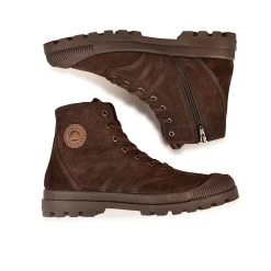 Pataugas AUTHENTIQUE M/ZIPS H4H CHOCOLAT -Chaussures Soldes 628190 BOOTS HOMME OG M ZIPS H4H CHOCOLAT 6WEB