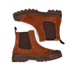 Pataugas AUTHENTIQUE C/S F4H CAMEL -Chaussures Soldes 628191 751 BOOTS FEMME OG C S F4H CAMEL 5