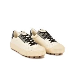 Pataugas ARAN/MIX F4H OFFWHITE/NOIR 11 Pataugas ARAN/MIX F4H OFFWHITE/NOIR -Chaussures Soldes 628206 979 BASKET FEMME ARAN MIX F4H OFFWHITE NOIR 4