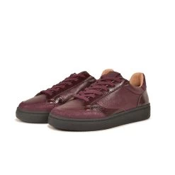 Pataugas BASALT/SV F4H BORDEAUX -Chaussures Soldes 628220 BASKET FEMME BASALT SV F4H BORDEAUX 5