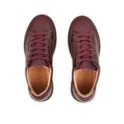 Pataugas BASALT/SV F4H BORDEAUX -Chaussures Soldes 628220 BASKET FEMME BASALT SV F4H BORDEAUX 6