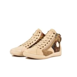 Pataugas PALME/CRI F4H BEIGE 12 Pataugas PALME/CRI F4H BEIGE -Chaussures Soldes 628269 150 BASKET HAUTE FEMME PALME CRI F4H BEIGE 5