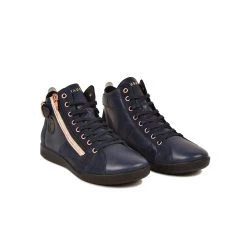 Pataugas PALME/MIX F4H MARINE/ROSE 11 Pataugas PALME/MIX F4H MARINE/ROSE -Chaussures Soldes 628270 922 BASKET FEMME PALME MIX F4H MARINE ROSE 4