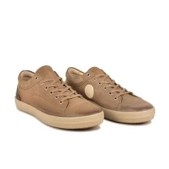 Pataugas NEW CARL/SG H4H TAUPE -Chaussures Soldes 628302 BASKET HOMME NEW CARL SG H4H TAUPE 4