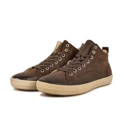 Pataugas NEW CARLO/W H4H CHOCOLAT -Chaussures Soldes 628305 BASKET HOMME NEW CARLO W H4H CHOCO 4