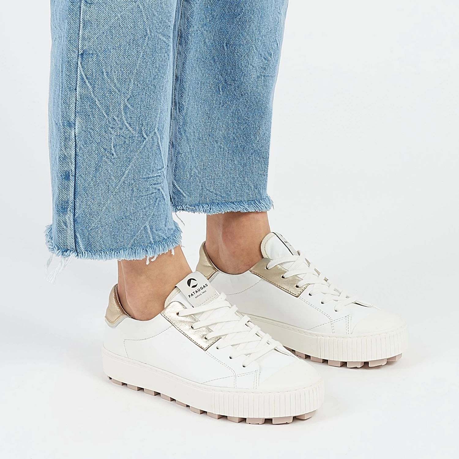 Pataugas ARAN/M F2H BLANC/DORÉ 4 Pataugas ARAN/M F2H BLANC/DORÉ – Image 2