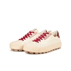 Pataugas ARAN/MIX F4H OFFWHITE/BORDEAUX 14 Pataugas ARAN/MIX F4H OFFWHITE/BORDEAUX -Chaussures Soldes ARANMIXF2HOFFWHITEBORDEAUX6282069785