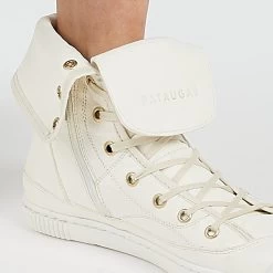 Pataugas AYZA F4G BLANC -Chaussures Soldes AYZAF4GOFFWHITE2