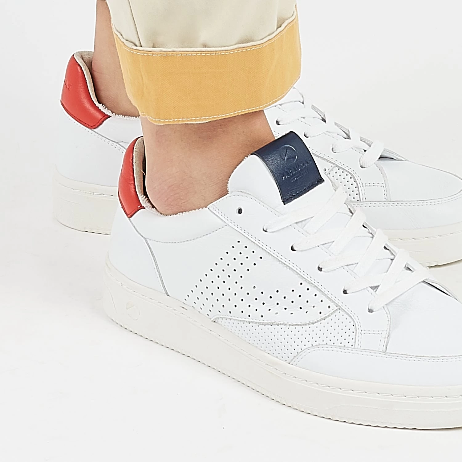 Pataugas BASALTE/N H2H BLANC/ROUGE 5 Pataugas BASALTE/N H2H BLANC/ROUGE – Image 3