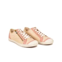 Pataugas BAHIA/SME F2H NUDE/DORE -Chaussures Soldes BASKET FEMME BAHIA SME F2H NUDE DORE 628048 948 4