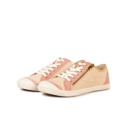 Pataugas BAHIA/SME F2H NUDE/DORE -Chaussures Soldes BASKET FEMME BAHIA SME F2H NUDE DORE 628048 948 5
