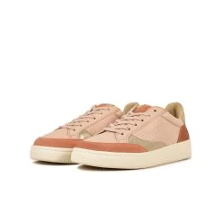 Pataugas BASALTE/SNME F2H BEIGE ROSÉ/DORÉ -Chaussures Soldes BASKET FEMME BASALT F2H NUDE DORE 5