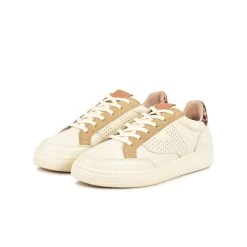 Pataugas BASALTE/MIXL F4I CRÈME -Chaussures Soldes BASKET FEMME BASALT MIXL F4I CREME 628475 155 5