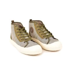 Pataugas ETCHE M/MIXTC F4I KAKI -Chaussures Soldes BASKET FEMME ETCHE M MIXTC F4I KAKI 628485 554 4