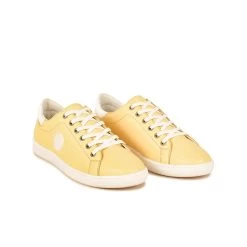 Pataugas JAYO/N F2I JAUNE -Chaussures Soldes BASKET FEMME JAYO N F2I JAUNE 628442 200 4