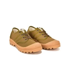 Pataugas AUTHENTIQUE L/T F2H VERT MILITAIRE -Chaussures Soldes BASKET FEMME OG L T F2H VERT MILITAIRE 4