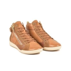 Pataugas PALME/MIX F4H CAMEL 15 Pataugas PALME/MIX F4H CAMEL -Chaussures Soldes BASKET FEMME PALME L MIX F2I TAUPE 628403 154 4