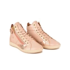 Pataugas PALME/MIX F2I ROSE 11 Pataugas PALME/MIX F2I ROSE -Chaussures Soldes BASKET FEMME PALME MIX F2I ROSE 628401 300 4