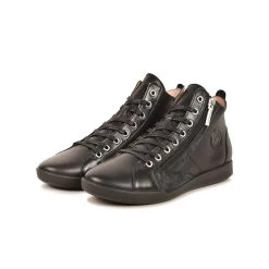 Pataugas PALME/MIXGL F4I NOIR -Chaussures Soldes BASKET FEMME PALME MIXGL F4I NOIR 628457 850 5