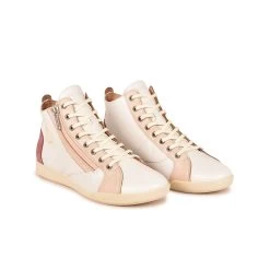 Pataugas PALME/PER F2I ROSE -Chaussures Soldes BASKET FEMME PALME PER F2I ROSE 628402 300 4