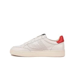Pataugas BASALTE/N H2H BLANC/ROUGE 16 Pataugas BASALTE/N H2H BLANC/ROUGE -Chaussures Soldes BASKET HOMME BASALT N F2H BLANC ROUGE 3