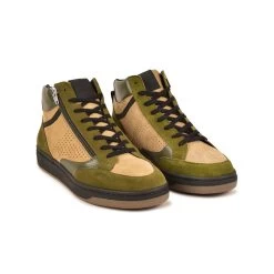 Pataugas BASALTE M/ZMIX H4I TAUPE -Chaussures Soldes BASKET HOMME BASALT ZMIX H4I TAUPE 628472 154 4