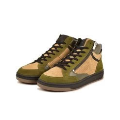 Pataugas BASALTE M/ZMIX H4I TAUPE -Chaussures Soldes BASKET HOMME BASALT ZMIX H4I TAUPE 628472 154 5