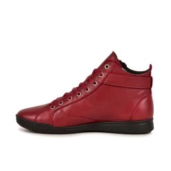 Pataugas PALME F4G ROUGE 11 Pataugas PALME F4G ROUGE -Chaussures Soldes BASKETHAUTEFEMMEPALMEF4GSANGRIA3