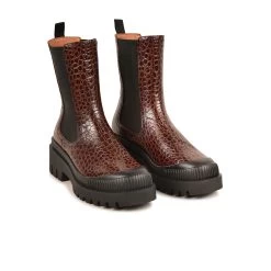 Pataugas AINOA CH/GR F4I CARAMEL -Chaussures Soldes BOOTS FEMME AINOA CH GR F4I CARAMEL 628454 753 4