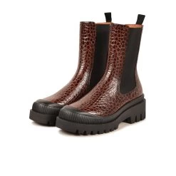 Pataugas AINOA CH/GR F4I CARAMEL -Chaussures Soldes BOOTS FEMME AINOA CH GR F4I CARAMEL 628454 753 5