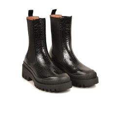 Pataugas AINOA CH/GR F4I NOIR -Chaussures Soldes BOOTS FEMME AINOA CH GR F4I NOIR 628454 850 4