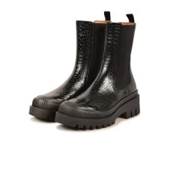 Pataugas AINOA CH/GR F4I NOIR -Chaussures Soldes BOOTS FEMME AINOA CH GR F4I NOIR 628454 850 5