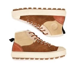 Pataugas ARAN M/MIXS F4H CAMEL/PECHE 15 Pataugas ARAN M/MIXS F4H CAMEL/PECHE -Chaussures Soldes BOOTS FEMME ARAN M MIXS F4H CAMEL PECHE 6web