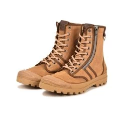 Pataugas AUTHENTIQUE H/ZIPSS F4I CAMEL -Chaussures Soldes BOOTS FEMME OG H ZIPSS F4I CAMEL 628499 751 5