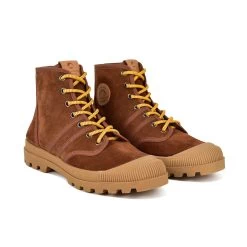 Pataugas AUTHENTIQUE/S F4G CARAMEL -Chaussures Soldes BOOTS FEMME ORIGINALE S F4G CARAMEL 4