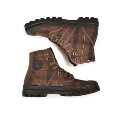 Pataugas AUTHENTIQUE MADE IN FRANCE F4G Tartan Marron -Chaussures Soldes BOOTS HOMME AUTHENTIQUE W H4G TARTAN MARRON 6