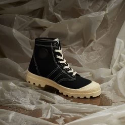 Pataugas AUTHENTIQUE/T F4G NOIR/MARFIL -Chaussures Soldes F Authentique T Noir Marfil