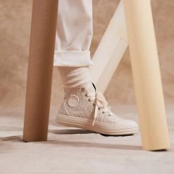 Pataugas ETCHE M/BCL F2I ECRU -Chaussures Soldes F ETCHE M BCL Ecru