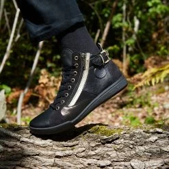 Pataugas PALME/MIX F4H NOIR/DORÉ 12 Pataugas PALME/MIX F4H NOIR/DORÉ -Chaussures Soldes F Palme F2H Noir 263b3c89 adce 4700 b3a0 84f3c78b417d