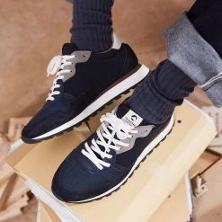 Pataugas ASTATE/MIX H4H MARINE -Chaussures Soldes H ASTATE MIX MARINE