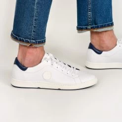 Pataugas JAYO H2G BLANC/MARINE -Chaussures Soldes JAYO H2G BLANC MARINE WEB