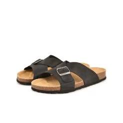 Pataugas LUDO/MIX H2I NOIR -Chaussures Soldes SANDALE HOMME LUDO MIX H2I NOIR 628533 850 5